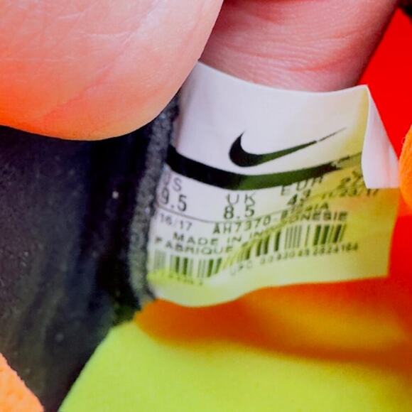 NEW Nike MercurialX SuperflyX 6 Academy TF Shoes AH7370-810 Orange Mens 9.5 - Picture 4 of 8